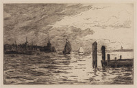 KG 08987
<br/>
De Maas bij Dordrecht
<br/>
<em>Storm van 's-Gravesande, Carel Nicolaas (1841-1924)</em>